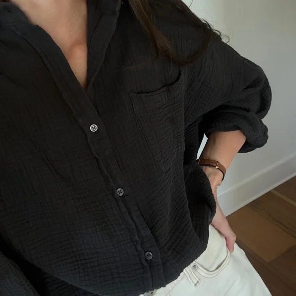 Neuflora Button Down Shirt - 100% cotton - Picture 1 of 5